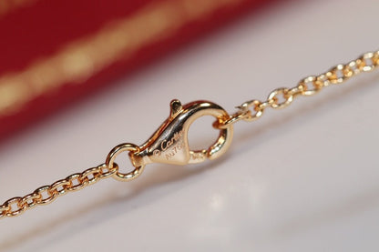 [Love Lucky] LIEBESHALSKETTE ROSA GOLD UND SILBER 
