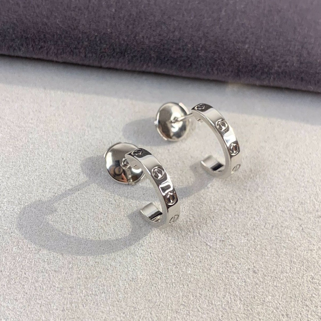[ラブラッキー]ラブイヤリング 2.65MM シルバー