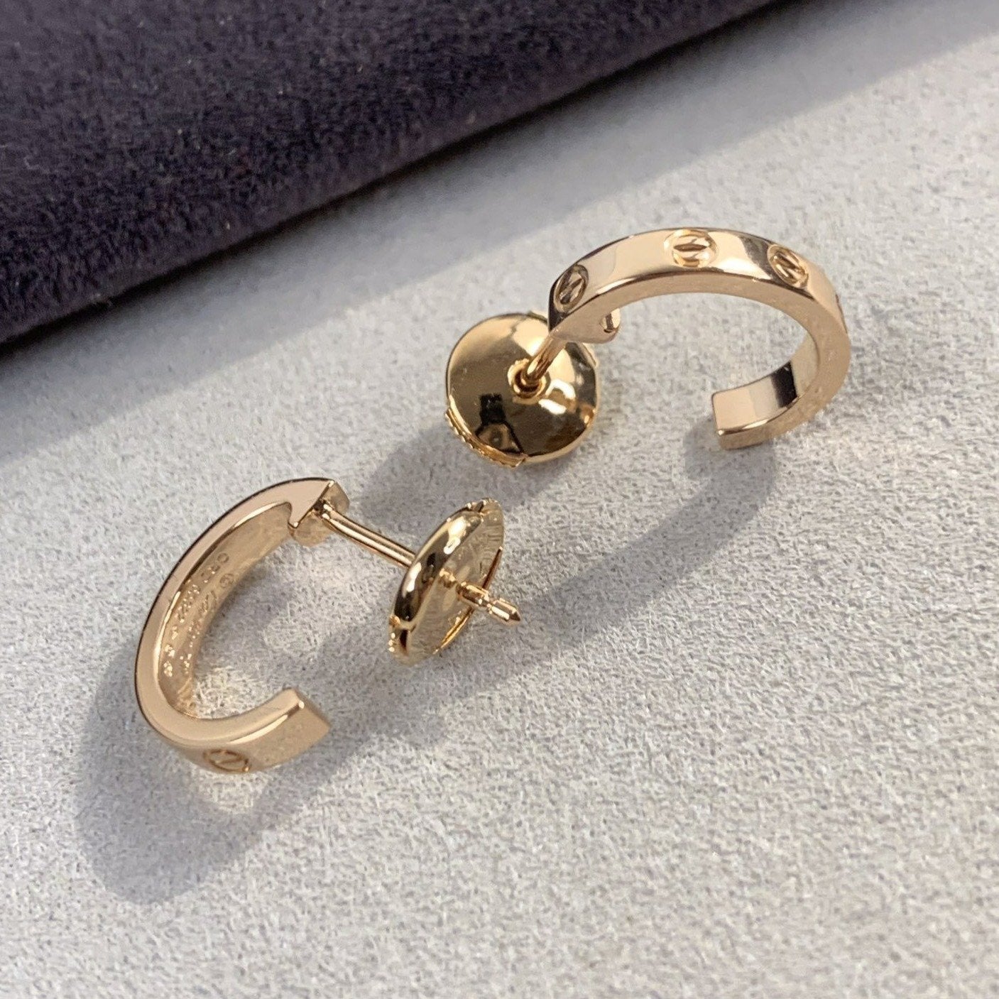 [ラブラッキー]ラブイヤリング 2.65MM ピンクゴールド