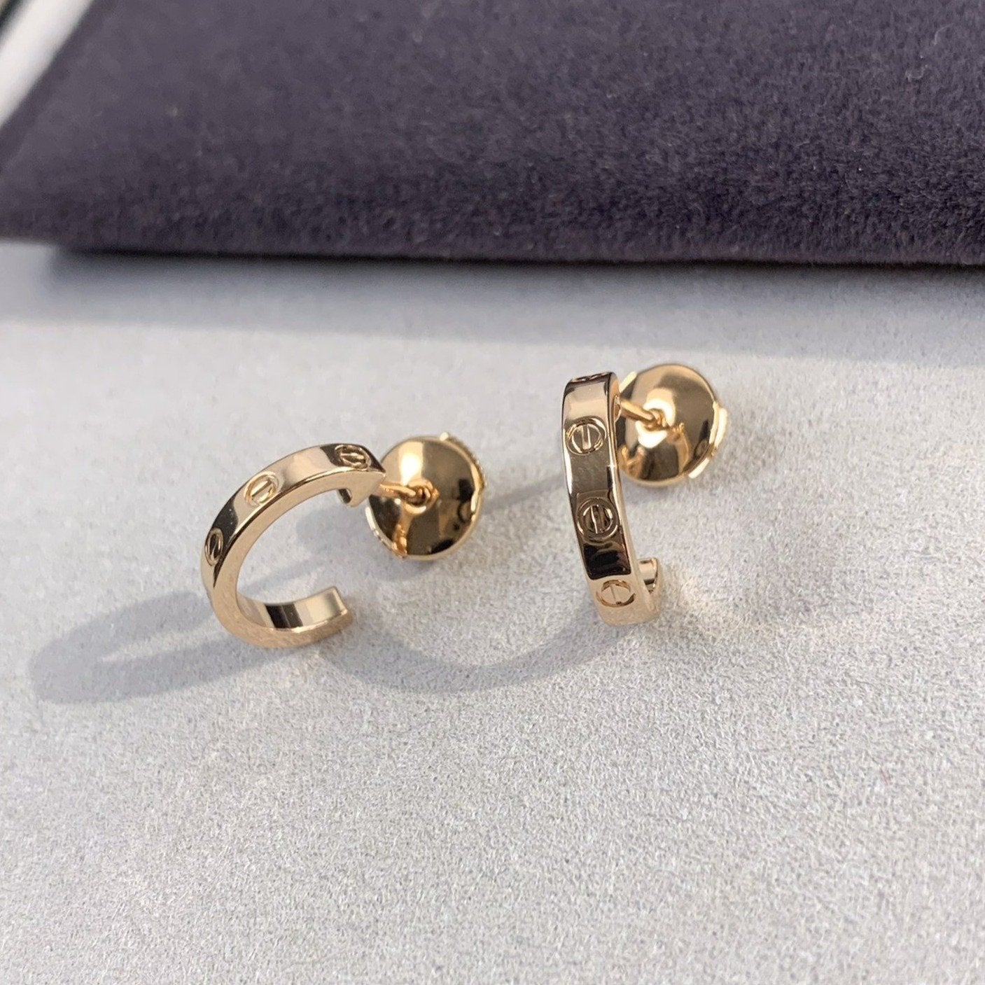 [ラブラッキー]ラブイヤリング 2.65MM ピンクゴールド