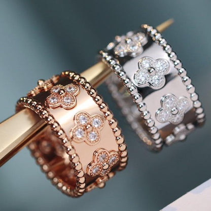 [Love Lucky]BAGUE CALÉIDOSCOPE TRÈFLE 10MM