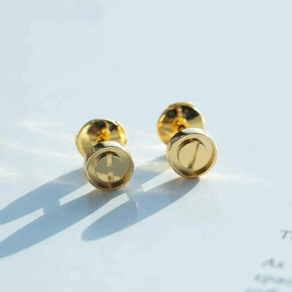 [ラブラッキー]ラブイヤリング ゴールド 10MM