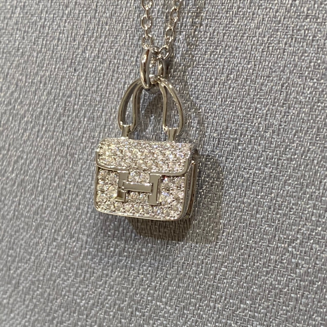 [Love Lucky]CONSTANCE PEDANT DIAMOND NECKLACE