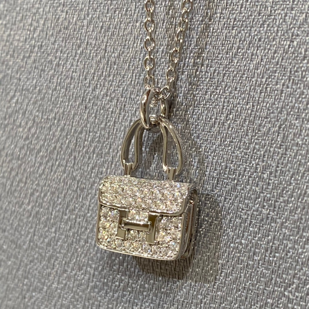 [Love Lucky]CONSTANCE PEDANT DIAMOND NECKLACE