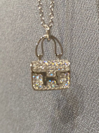 [Love Lucky]CONSTANCE PEDANT DIAMOND NECKLACE