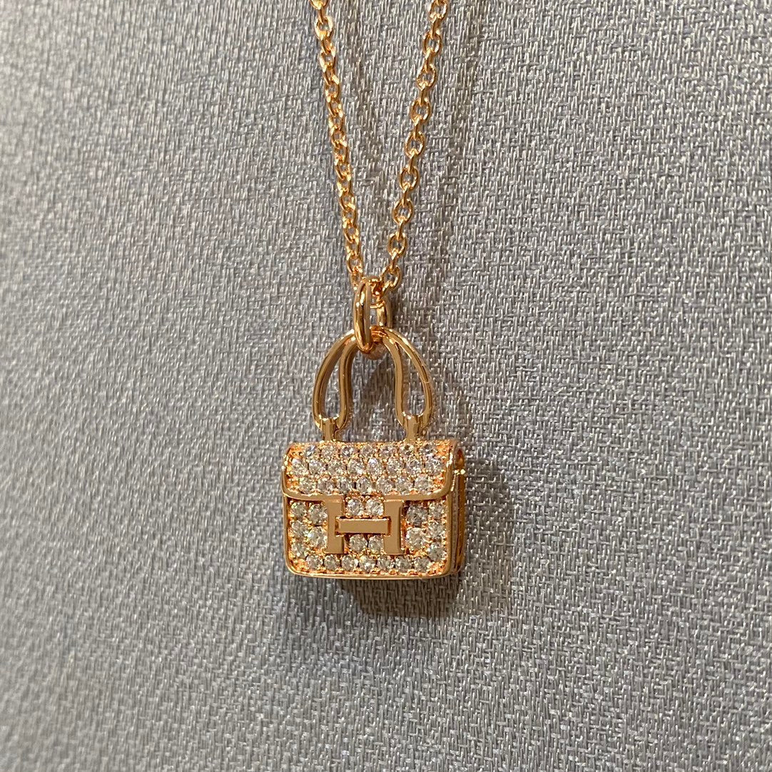 [Love Lucky]CONSTANCE PEDANT DIAMOND NECKLACE