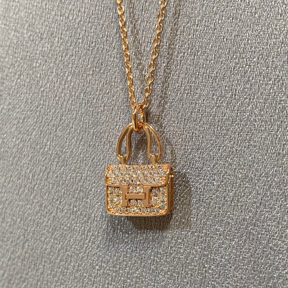 [Love Lucky]CONSTANCE PEDANT DIAMOND NECKLACE