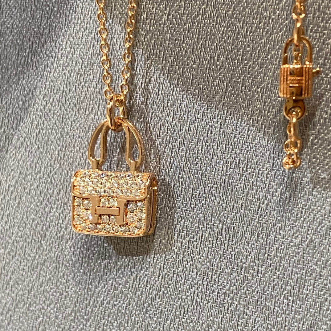 [Love Lucky]CONSTANCE PEDANT DIAMOND NECKLACE