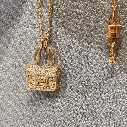 [Love Lucky]CONSTANCE PEDANT DIAMOND NECKLACE