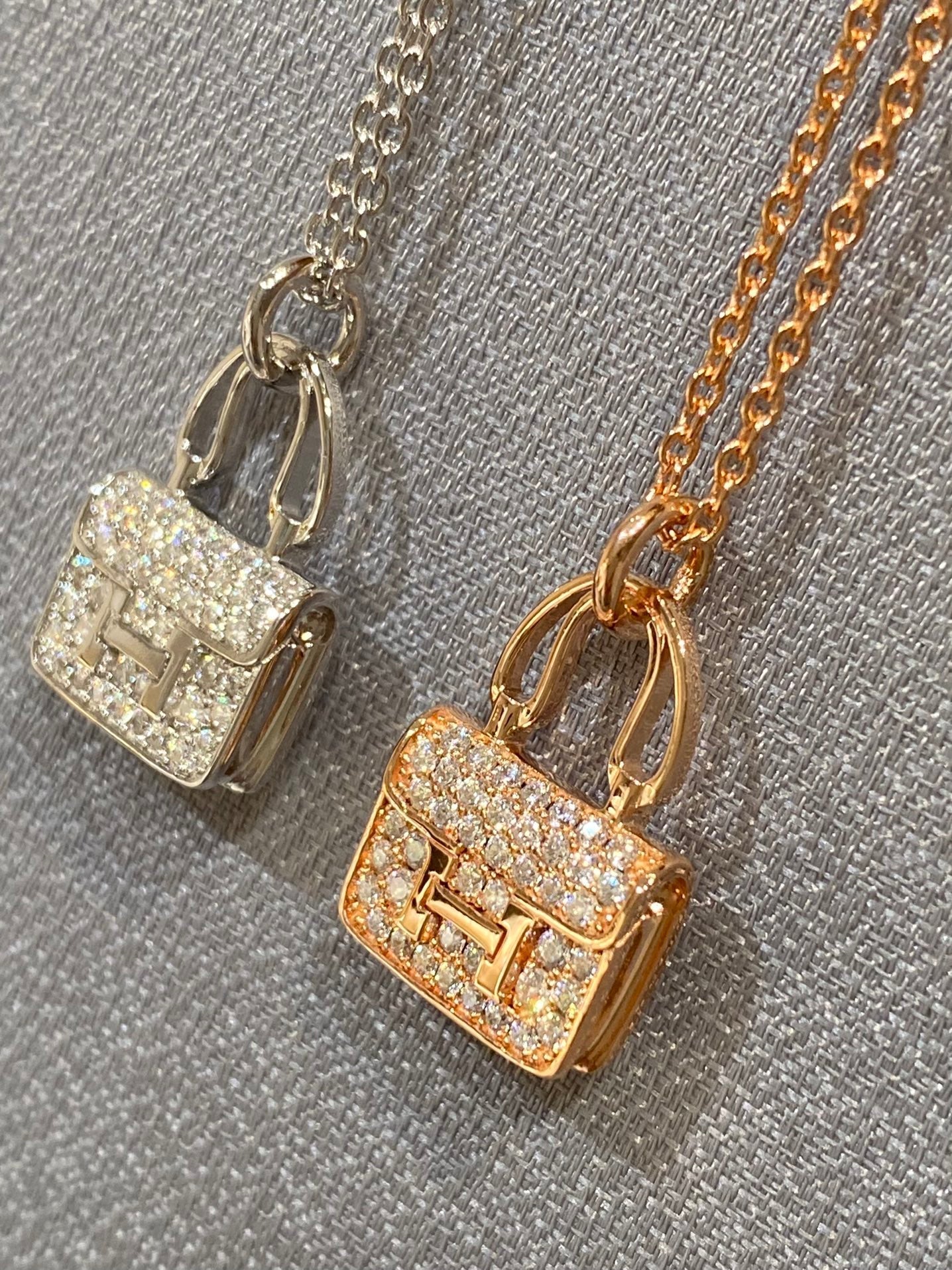 [Love Lucky]CONSTANCE PEDANT DIAMOND NECKLACE