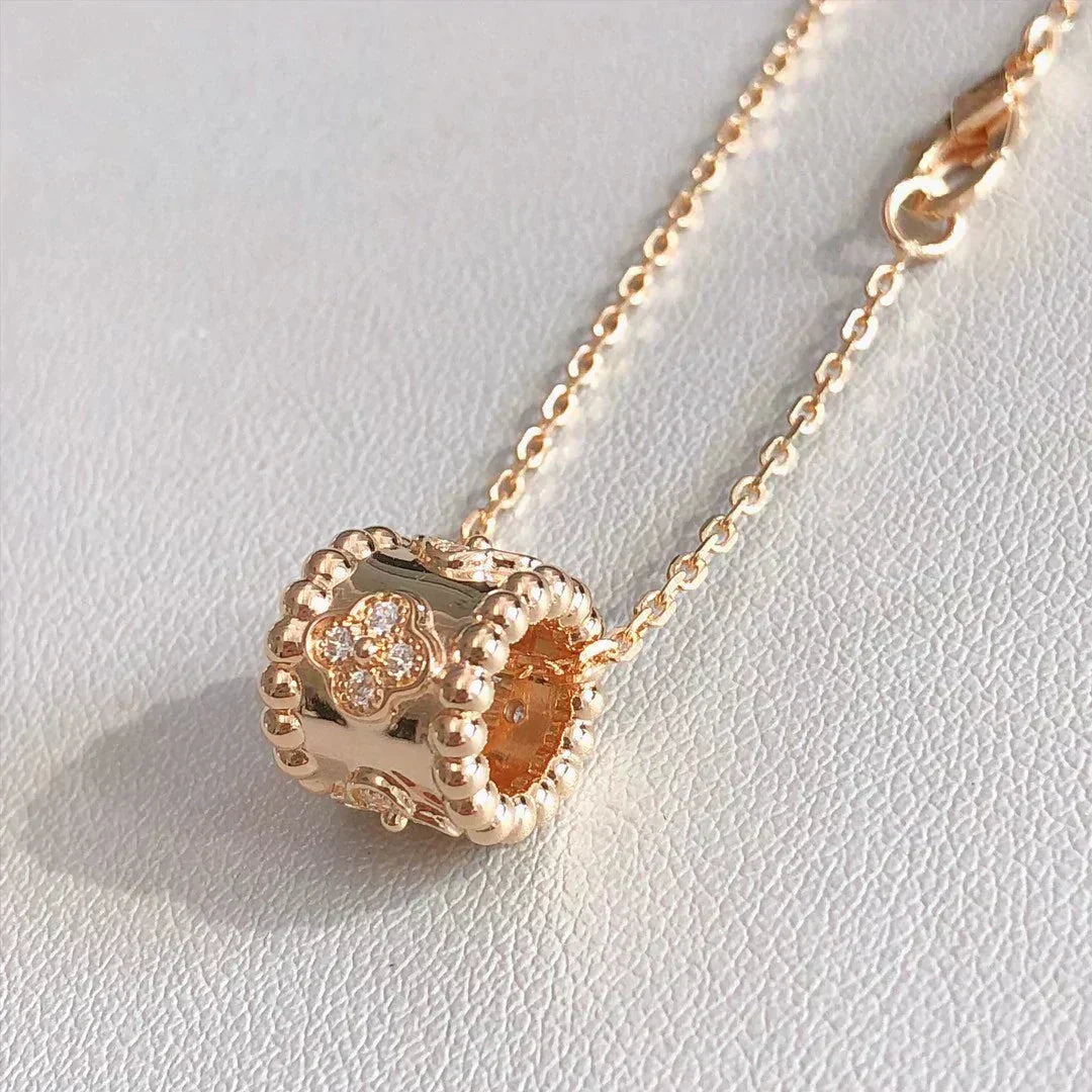 [Love Lucky] COLLAR PERLEE PEDANT ORO / ORO ROSA