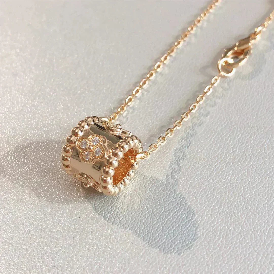 [Love Lucky] COLLAR PERLEE PEDANT ORO / ORO ROSA