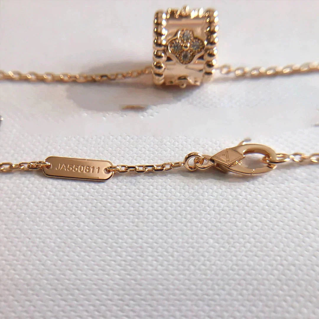 [Love Lucky] COLLAR PERLEE PEDANT ORO / ORO ROSA