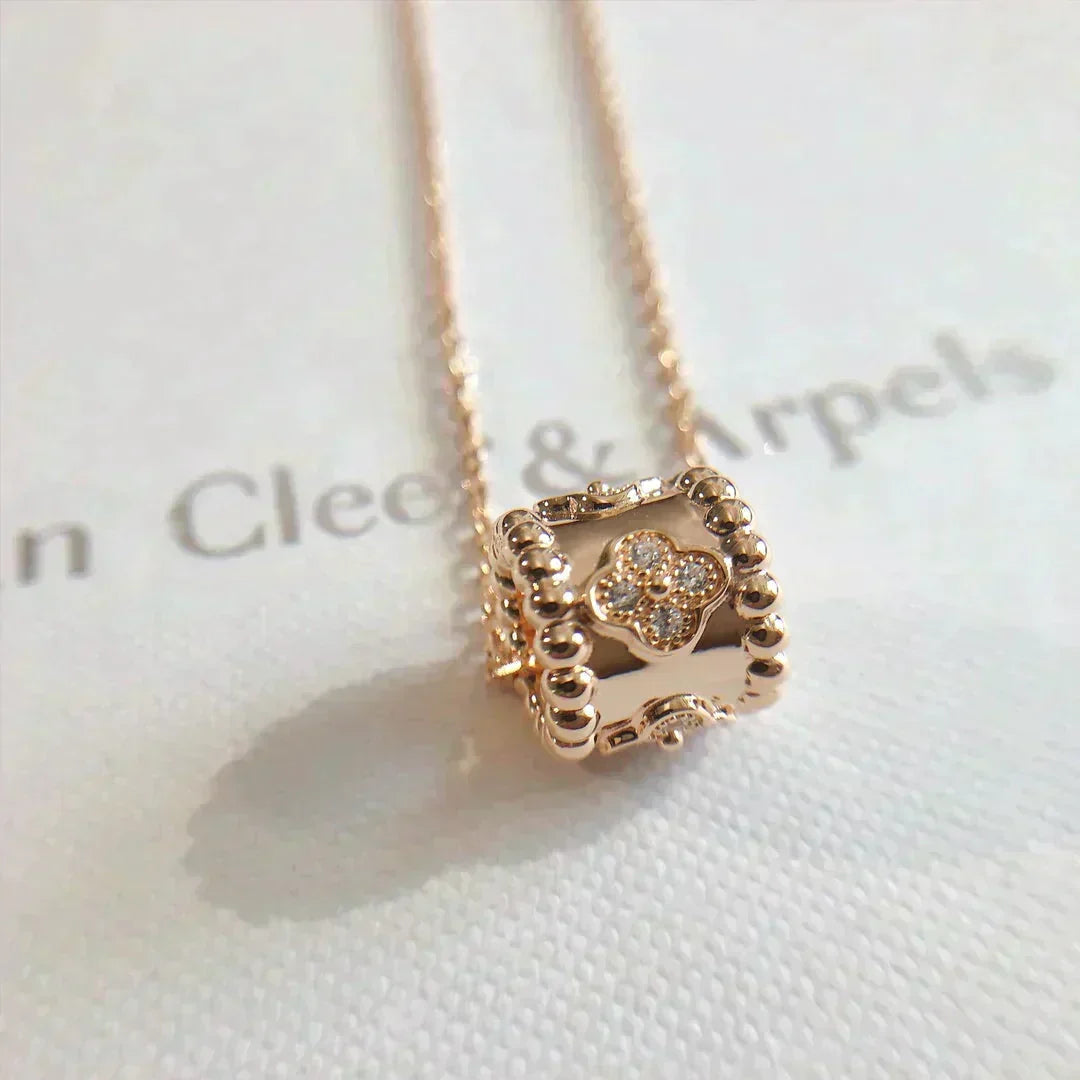 [Love Lucky] COLLAR PERLEE PEDANT ORO / ORO ROSA