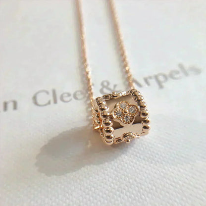 [Love Lucky] COLLAR PERLEE PEDANT ORO / ORO ROSA