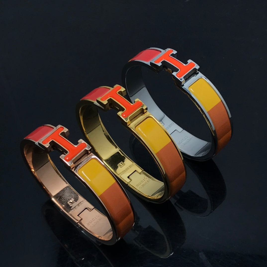 [Love Lucky]PULSERA H CERÁMICA ARCOÍRIS NARANJA