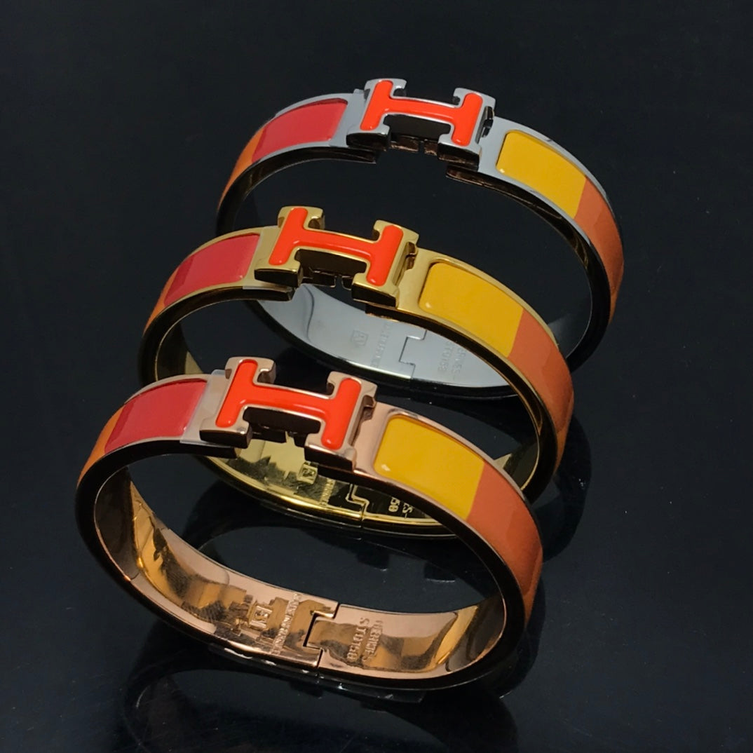 [Love Lucky]PULSERA H CERÁMICA ARCOÍRIS NARANJA