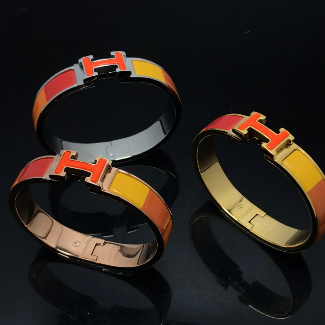 [Love Lucky]PULSERA H CERÁMICA ARCOÍRIS NARANJA