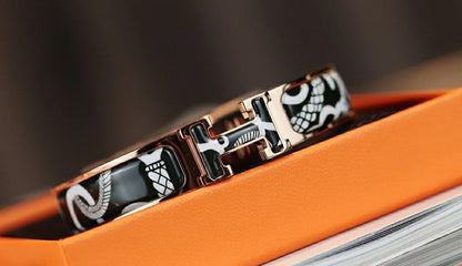[Love Lucky]H TARTAN ARMBAND 12MM