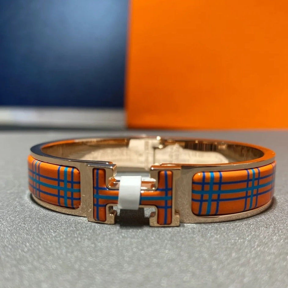[Love Lucky]H TARTAN ARMBAND 12MM