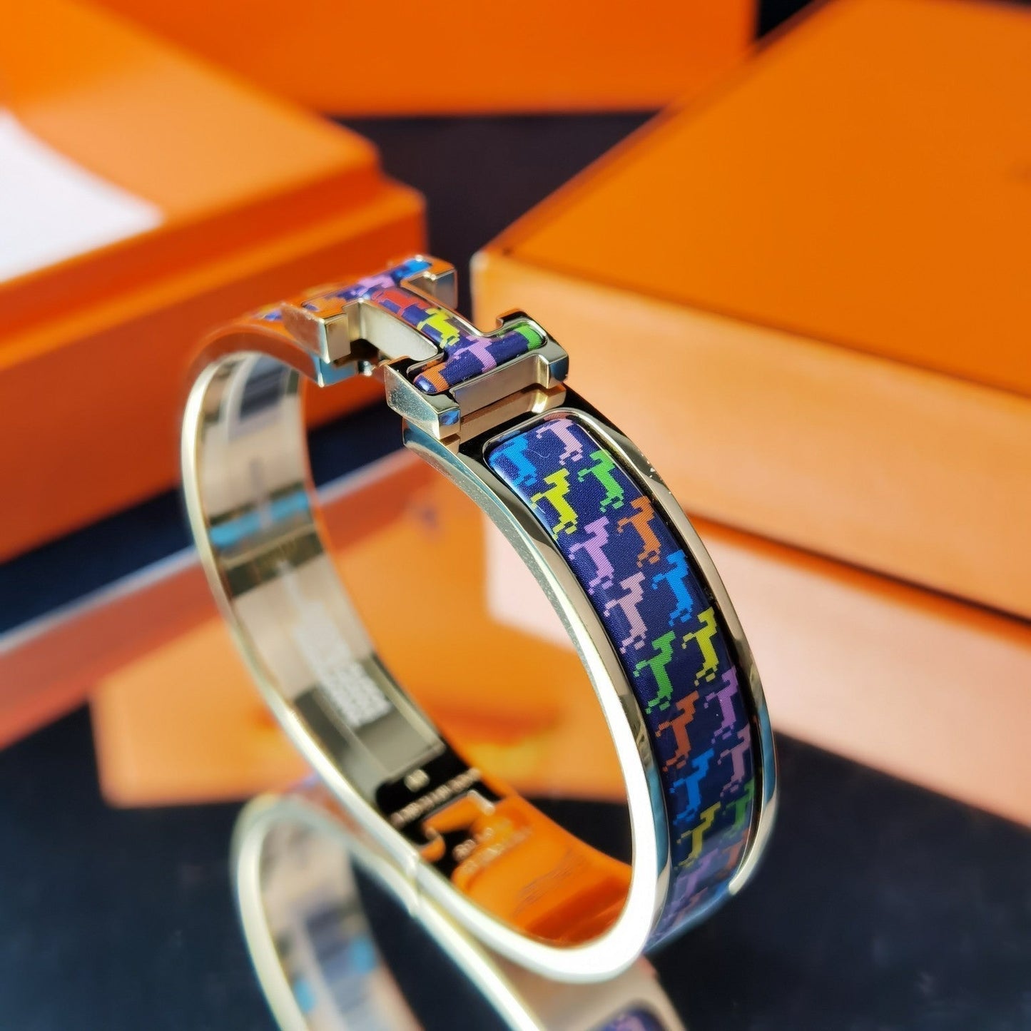 [ラブラッキー]Hホースブレスレット12MM