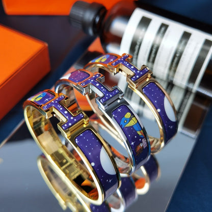 [Love Lucky] BRACELET ÉTOILE ET LUNE H 12 MM