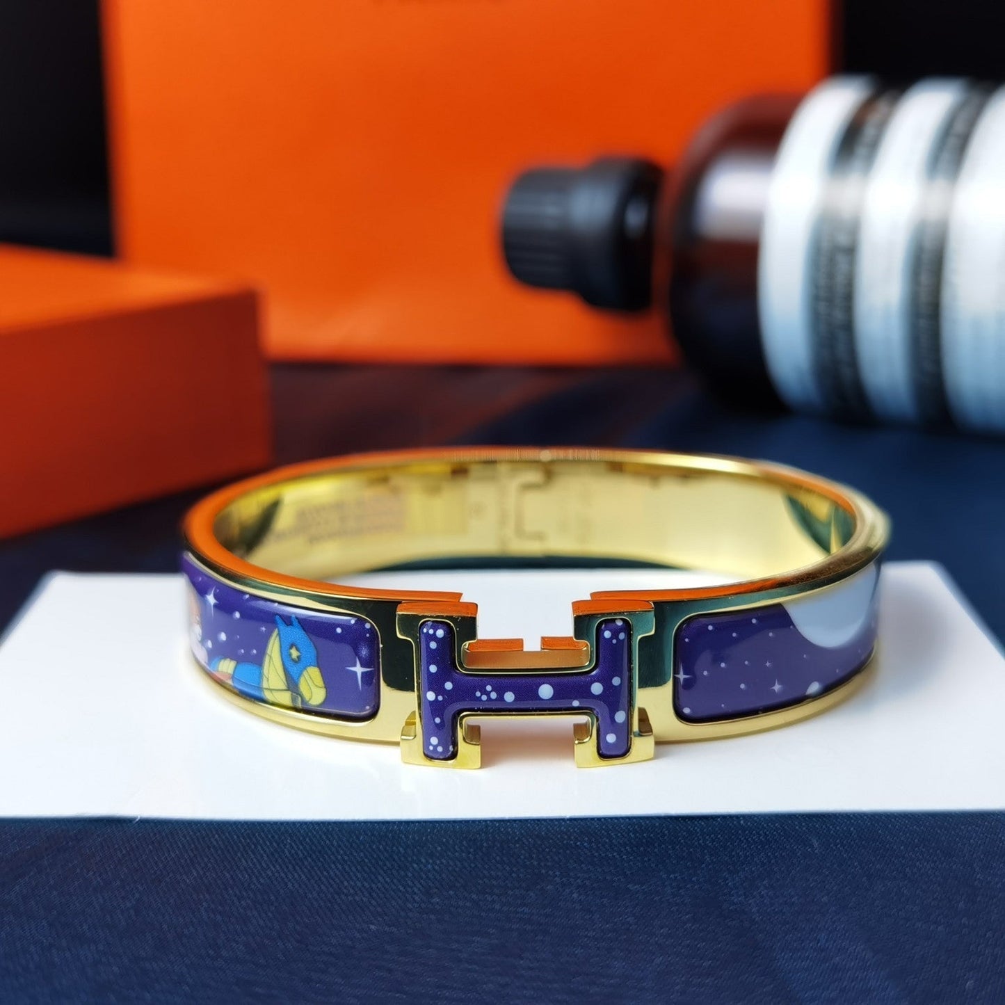 [ラブラッキー]Hスターアンドムーンブレスレット12MM