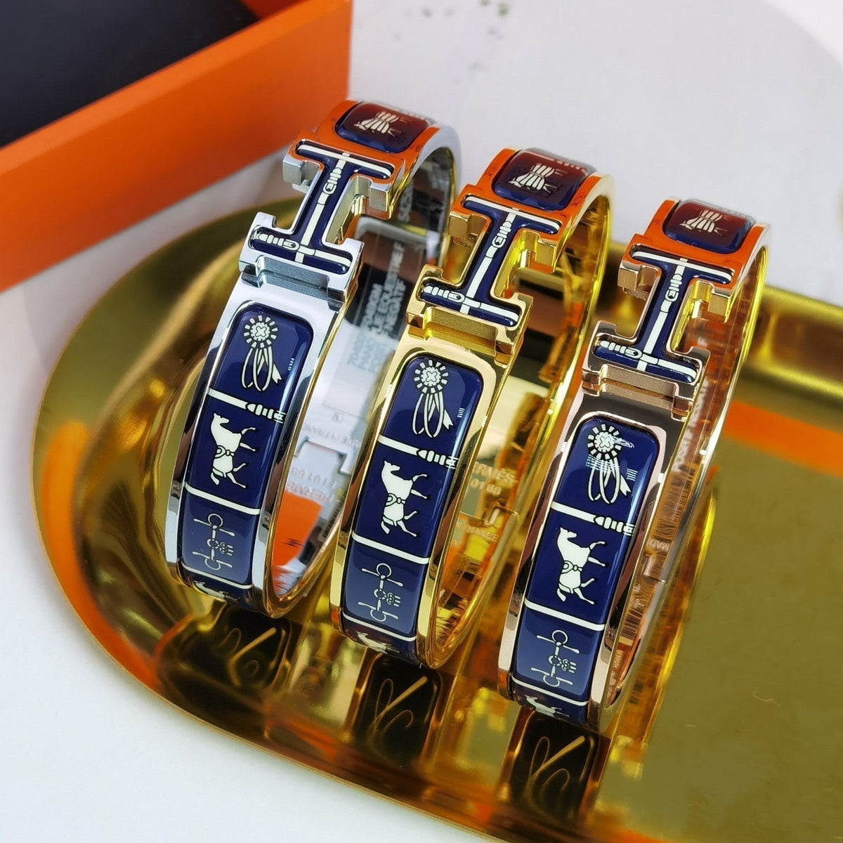 [Love Lucky]H BRACCIALE DARK BLUE COUVERTURES