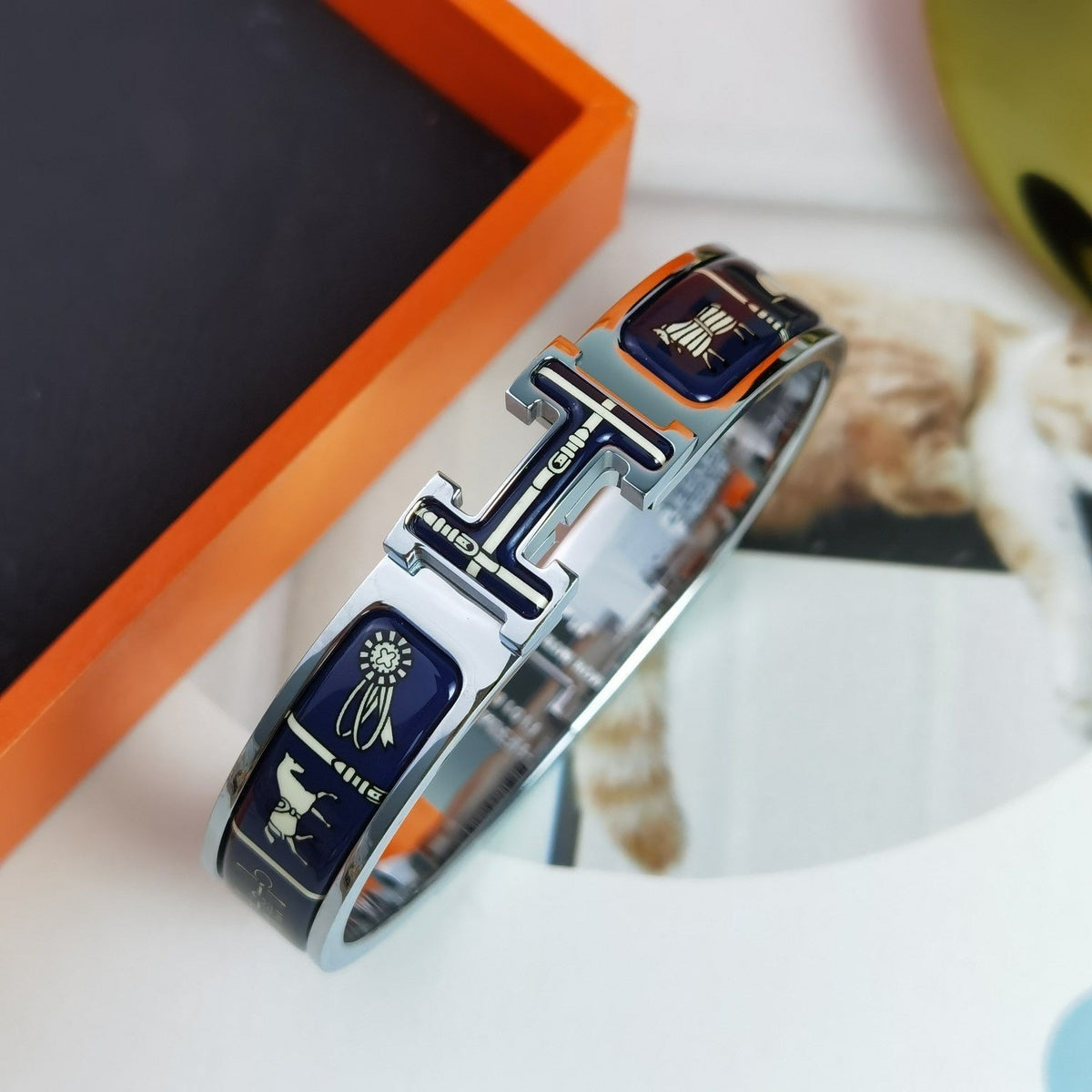 [Love Lucky]H BRACCIALE DARK BLUE COUVERTURES