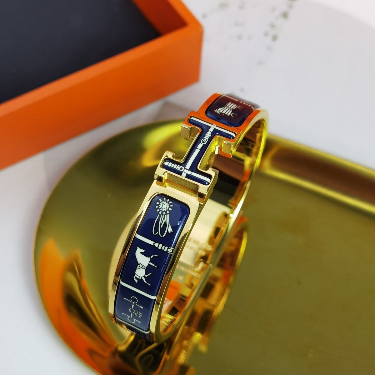 [Love Lucky]H BRACCIALE DARK BLUE COUVERTURES