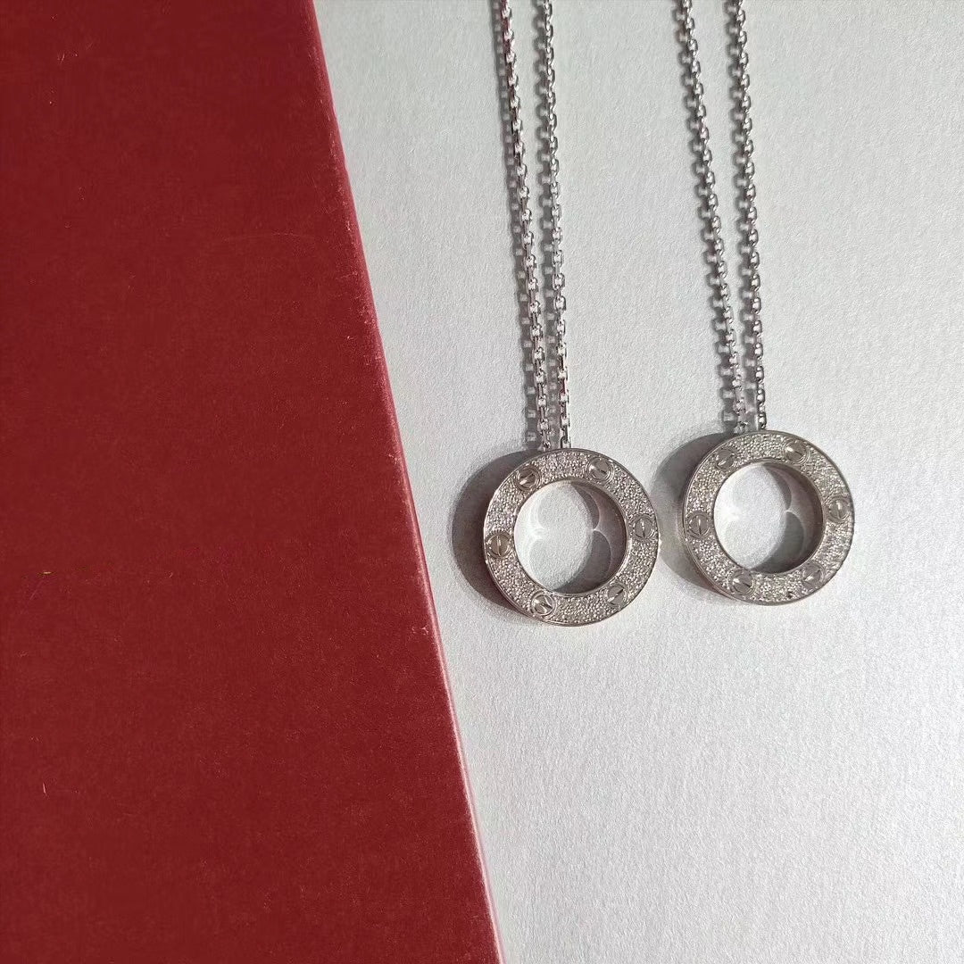 [Love Lucky] LIEBESHALSKETTE VERSTELLBAR SILBER