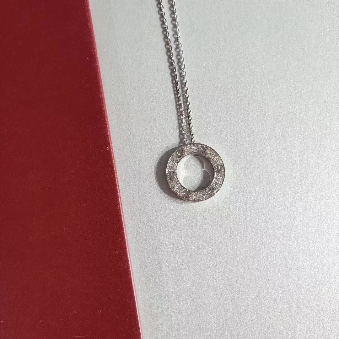 [Love Lucky] LIEBESHALSKETTE VERSTELLBAR SILBER