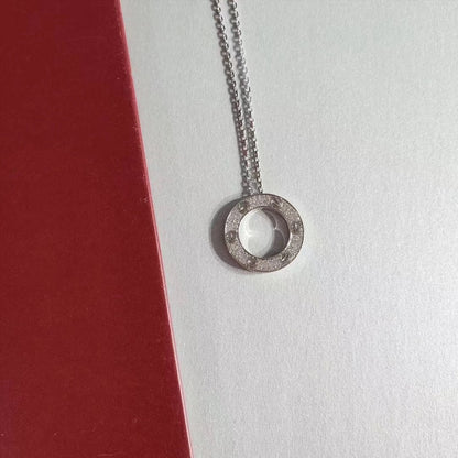 [Love Lucky] LIEBESHALSKETTE VERSTELLBAR SILBER
