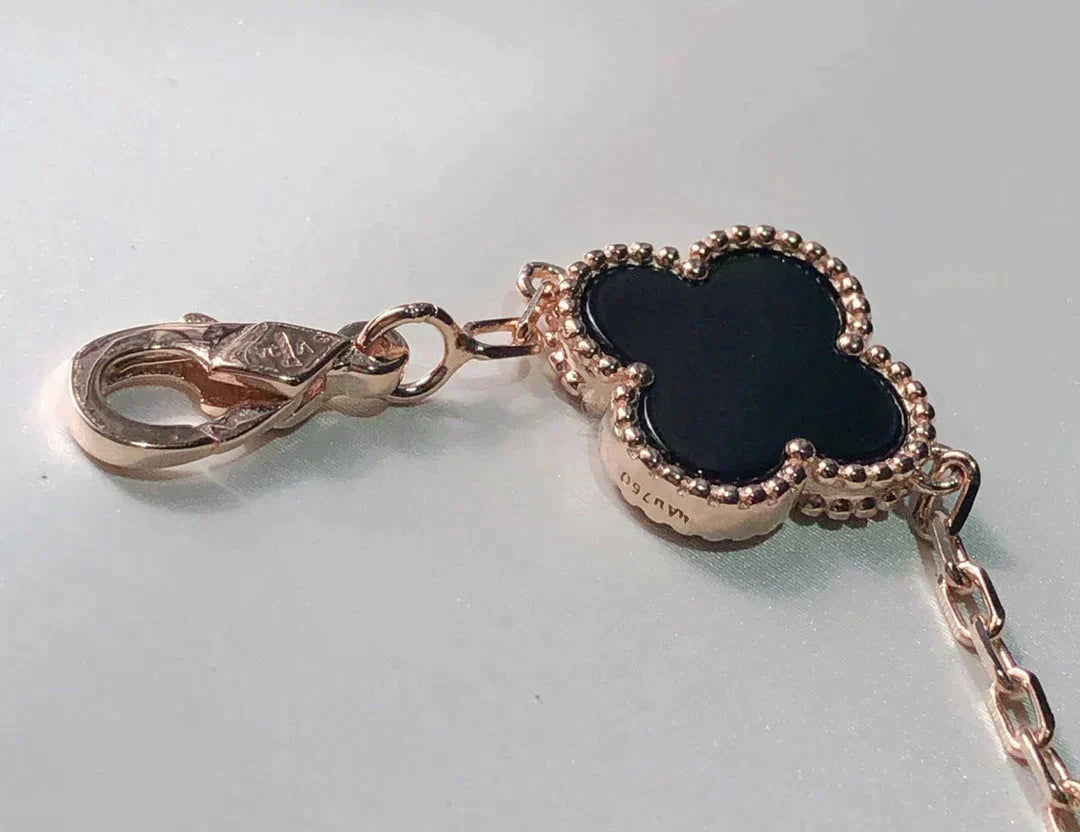 [Love Lucky]CLOVER 5 MOTIFS MULTICOLOR BRACELET