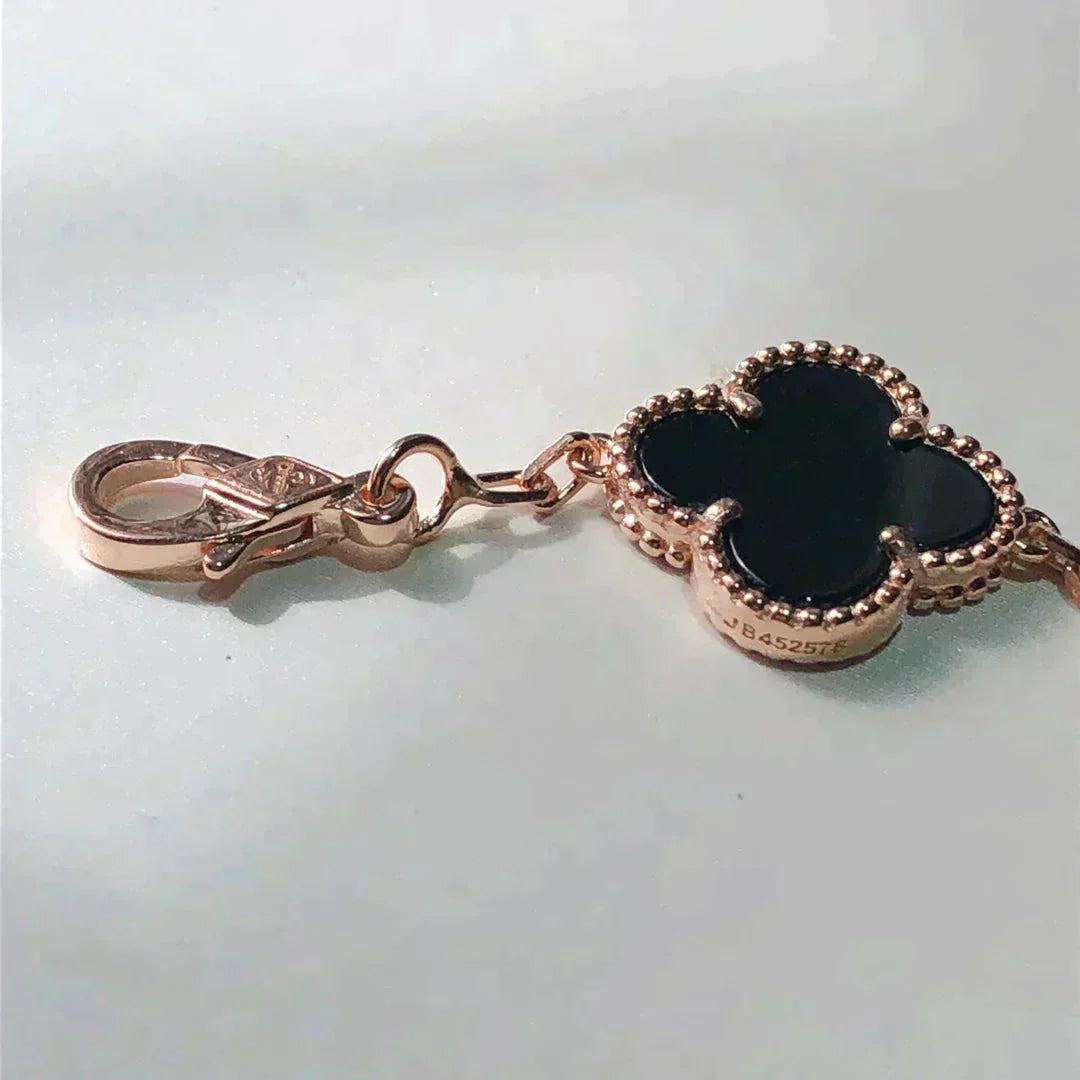 [Love Lucky]CLOVER 5 MOTIFS MULTICOLOR BRACELET