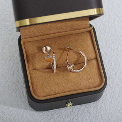 [Love Lucky]JUSTE FULL DIAMOND SMALL EARRINGS