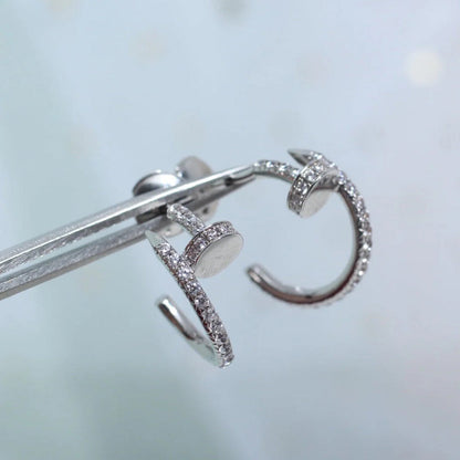 [Love Lucky]JUSTE FULL DIAMOND SMALL EARRINGS