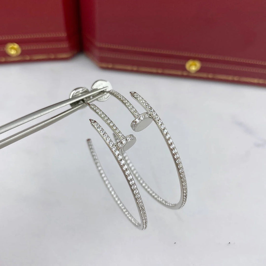 [Love Lucky]JUSTE FULL DIAMOND LARGE EARRINGS