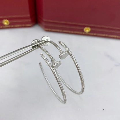[Love Lucky]JUSTE FULL DIAMOND LARGE EARRINGS