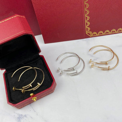 [Love Lucky]JUSTE FULL DIAMOND LARGE EARRINGS