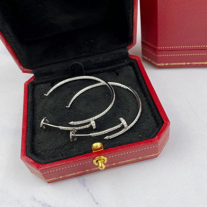 [Love Lucky]JUSTE FULL DIAMOND LARGE EARRINGS