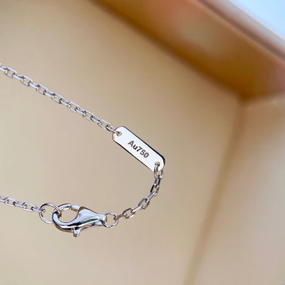 [Love Lucky]COLLANA CLOVER DIAMANTE ARGENTO