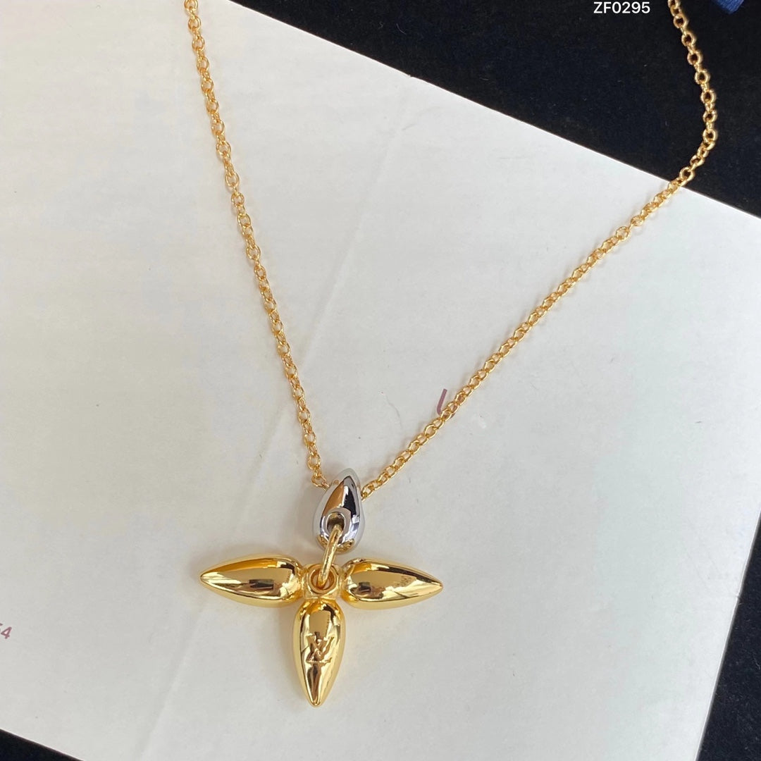 [Love Lucky]COLLAR LOUISETTE PEDANT DE ORO