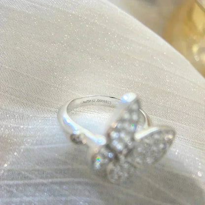 [Amore Fortunato]ANELLO A FARFALLA CON DIAMANTI