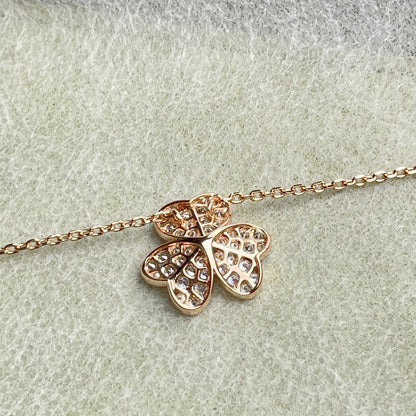 [Love Lucky]COLLIER FLEUR EN DIAMANTS