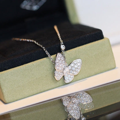 [Love Lucky]COLLIER DIAMANT PAPILLON