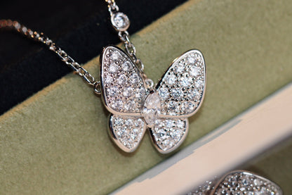 [Love Lucky]COLLIER DIAMANT PAPILLON
