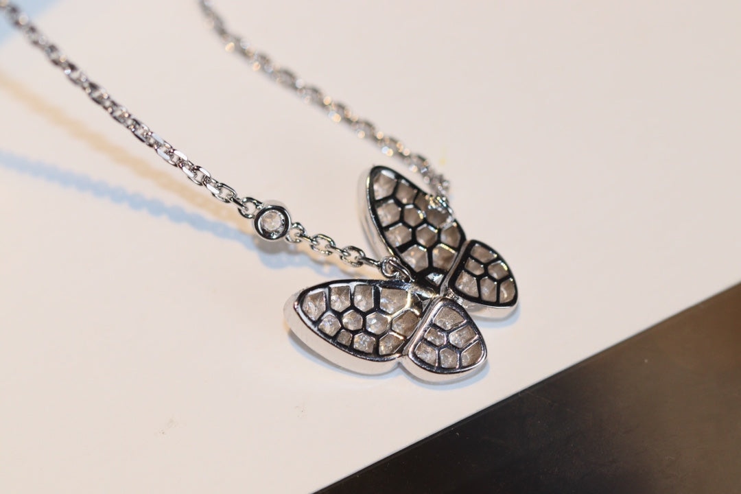 [Love Lucky]COLLIER DIAMANT PAPILLON