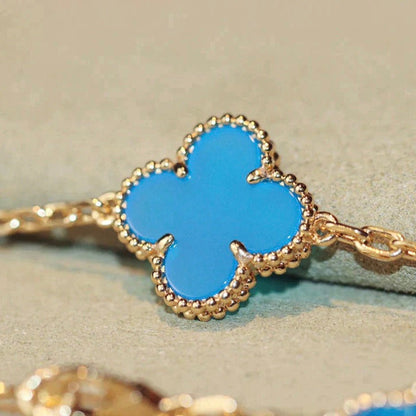 [Love Lucky]CLOVER 20 MOTIFS TURQUOISE GOLD