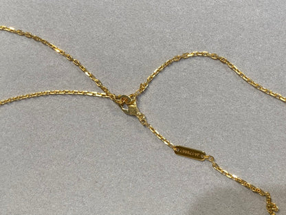 [Love Lucky]CLOVER 25MM NECKLACE GOLD CARNELIAN